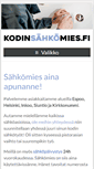 Mobile Screenshot of kodinsahkomies.fi